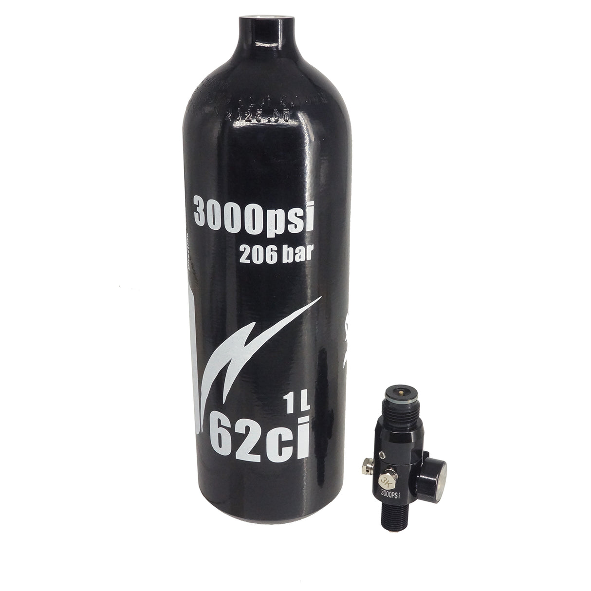 Ultraforce 1L/62ci 3000Psi Aluminum Tank Cylinder with Regulator ( 201903-B04 )