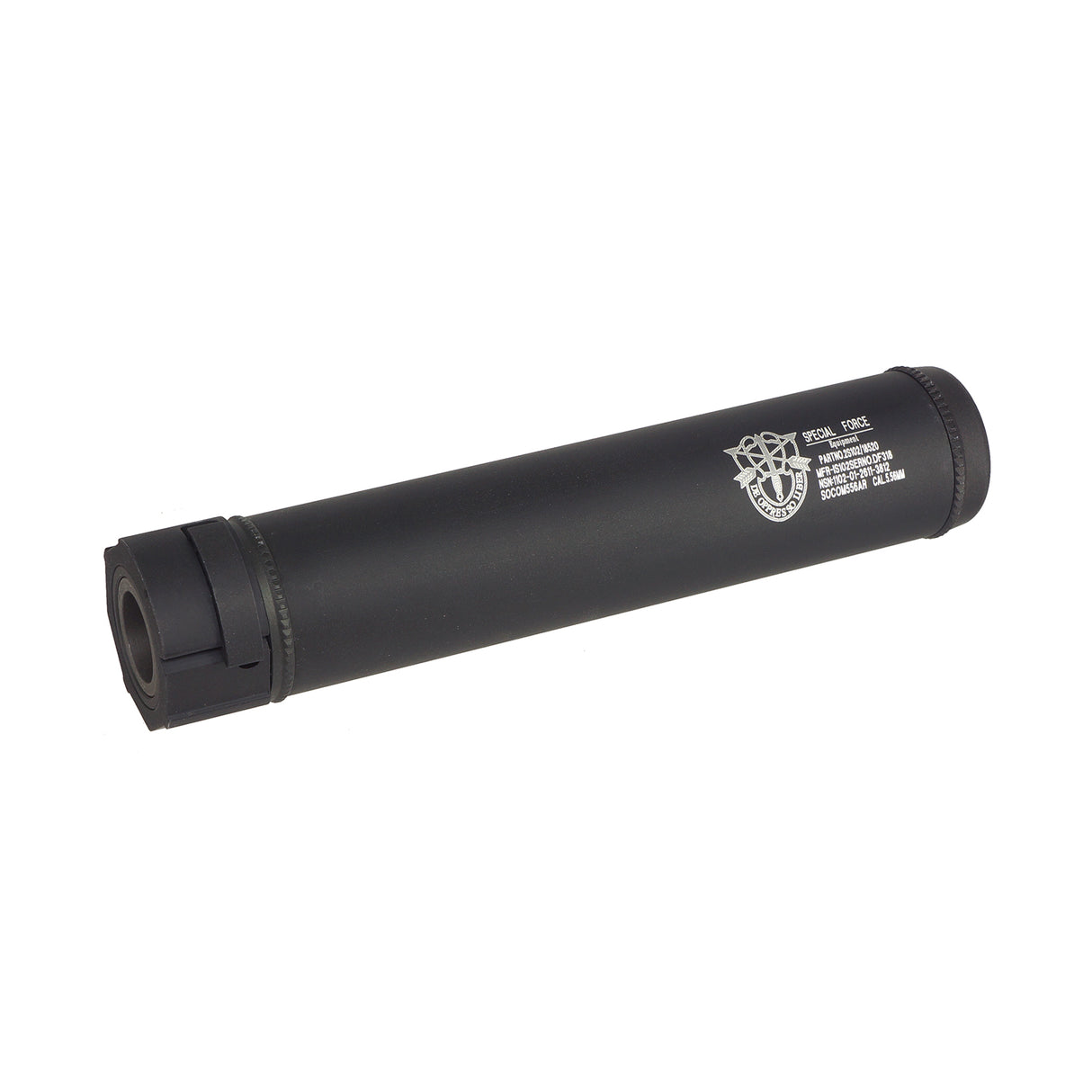 5KU SOCOM 556 AR QD Airsoft Suppressor for 14mm- ( 5KU-142 )