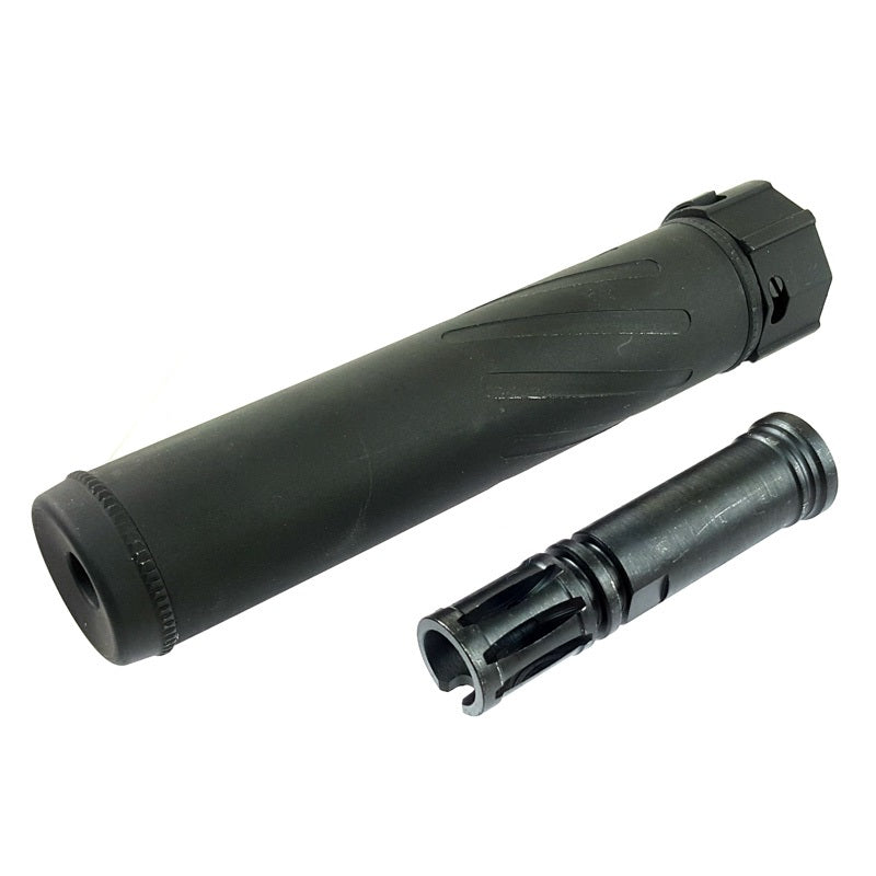 5KU SOCOM 556 AR QD Airsoft Suppressor for 14mm- ( 5KU-142 )