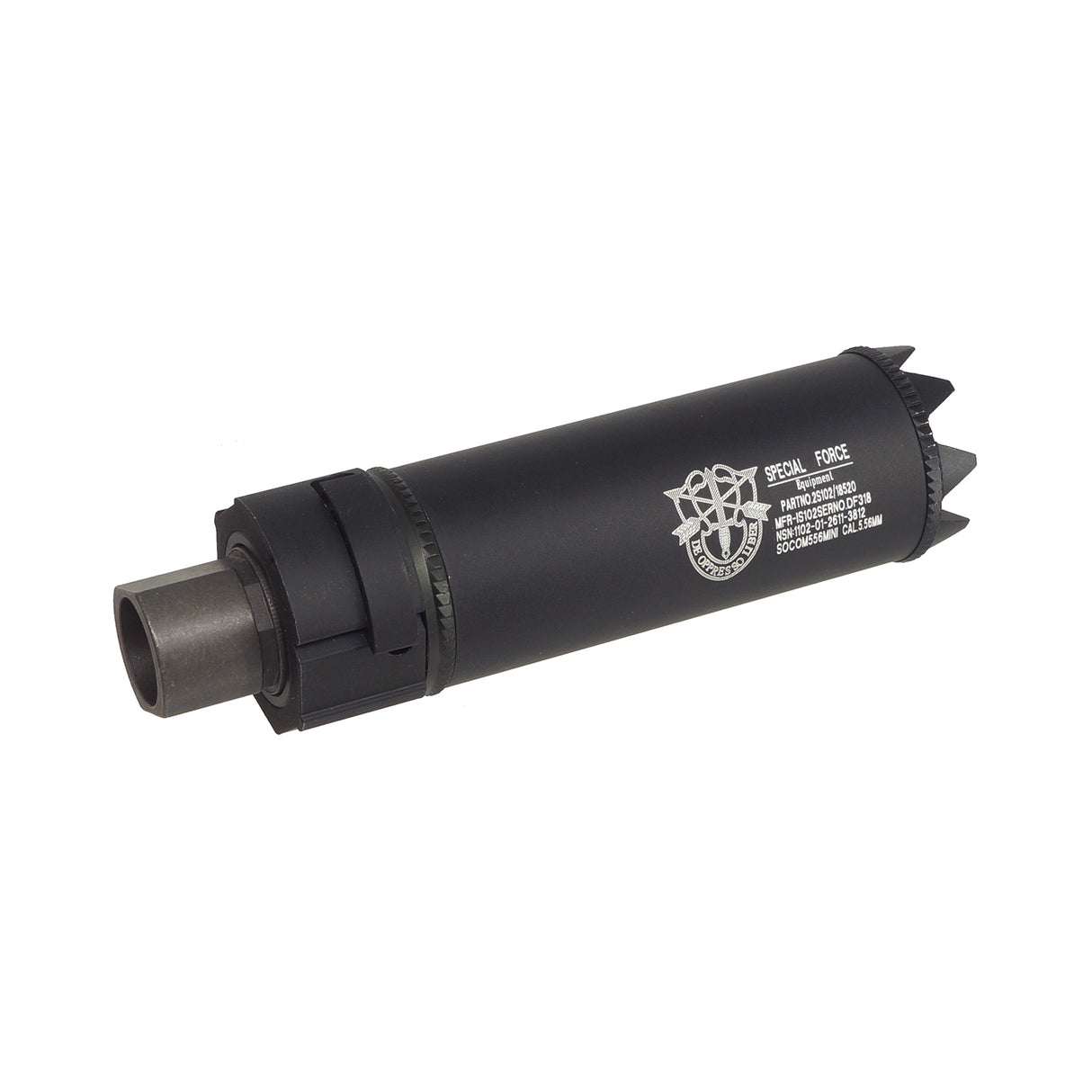 5KU SOCOM 556 Mini Monster QD Airsoft Suppressor ( 5KU-184 )