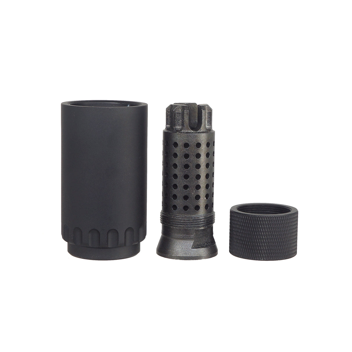 5KU Griffin Taper Mount Flash Comp w/ Blast Shield for 14mm- ( 5KU-198 )