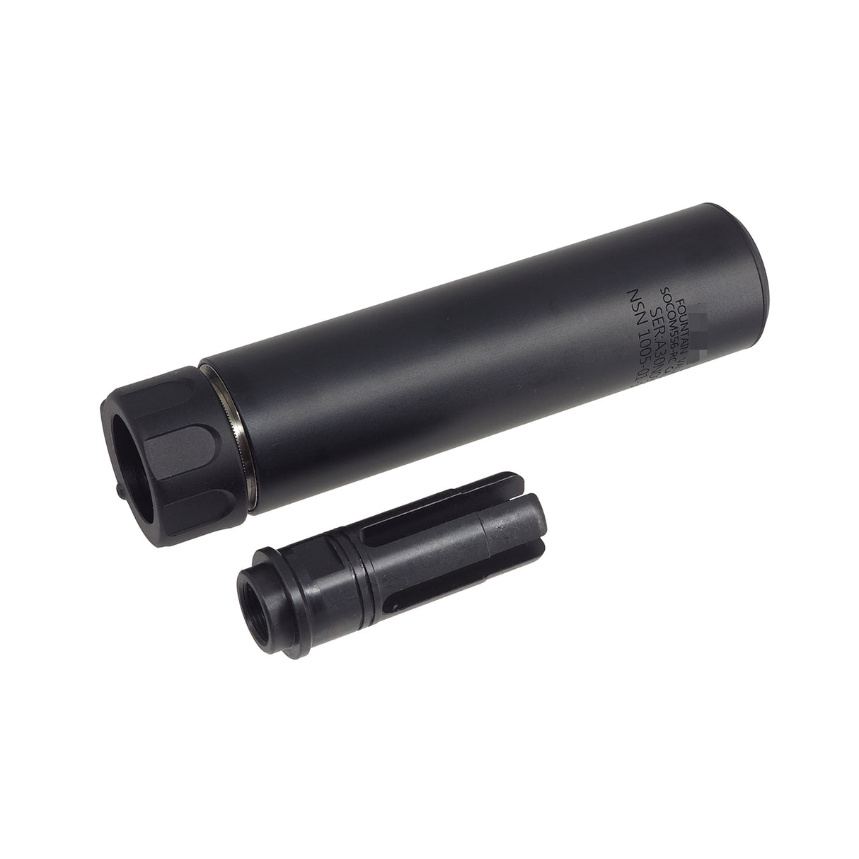 5KU SOCOM 556 RC Airsoft Suppressor with Flash Hider ( 5KU-215 )