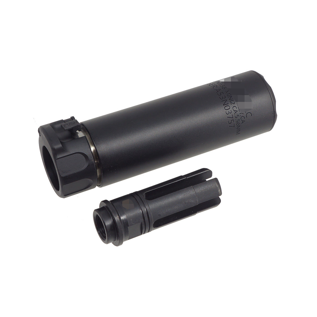 5KU SOCOM 556 Mini2 Airsoft Suppressor with Flash Hider ( 5KU-243 )