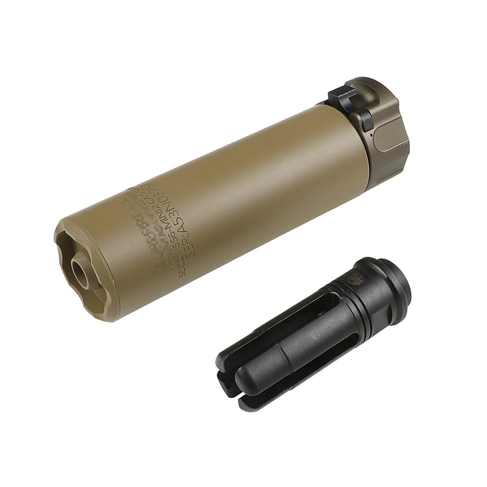 5KU SOCOM 556 Mini2 Airsoft Suppressor with Flash Hider ( 5KU-243 )