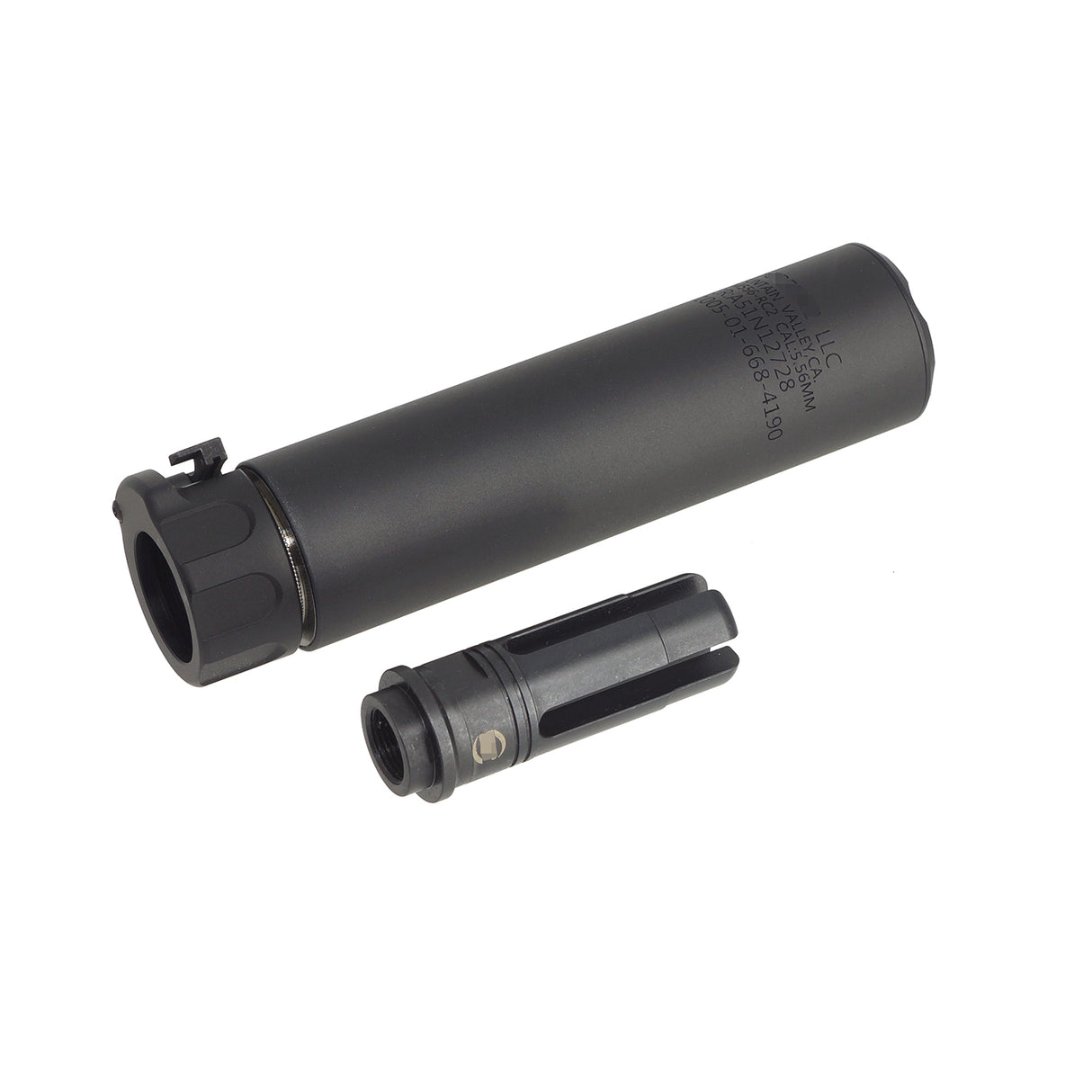 5KU SOCOM 556 RC2 Airsoft Suppressor with Flash Hider ( 5KU-244 )