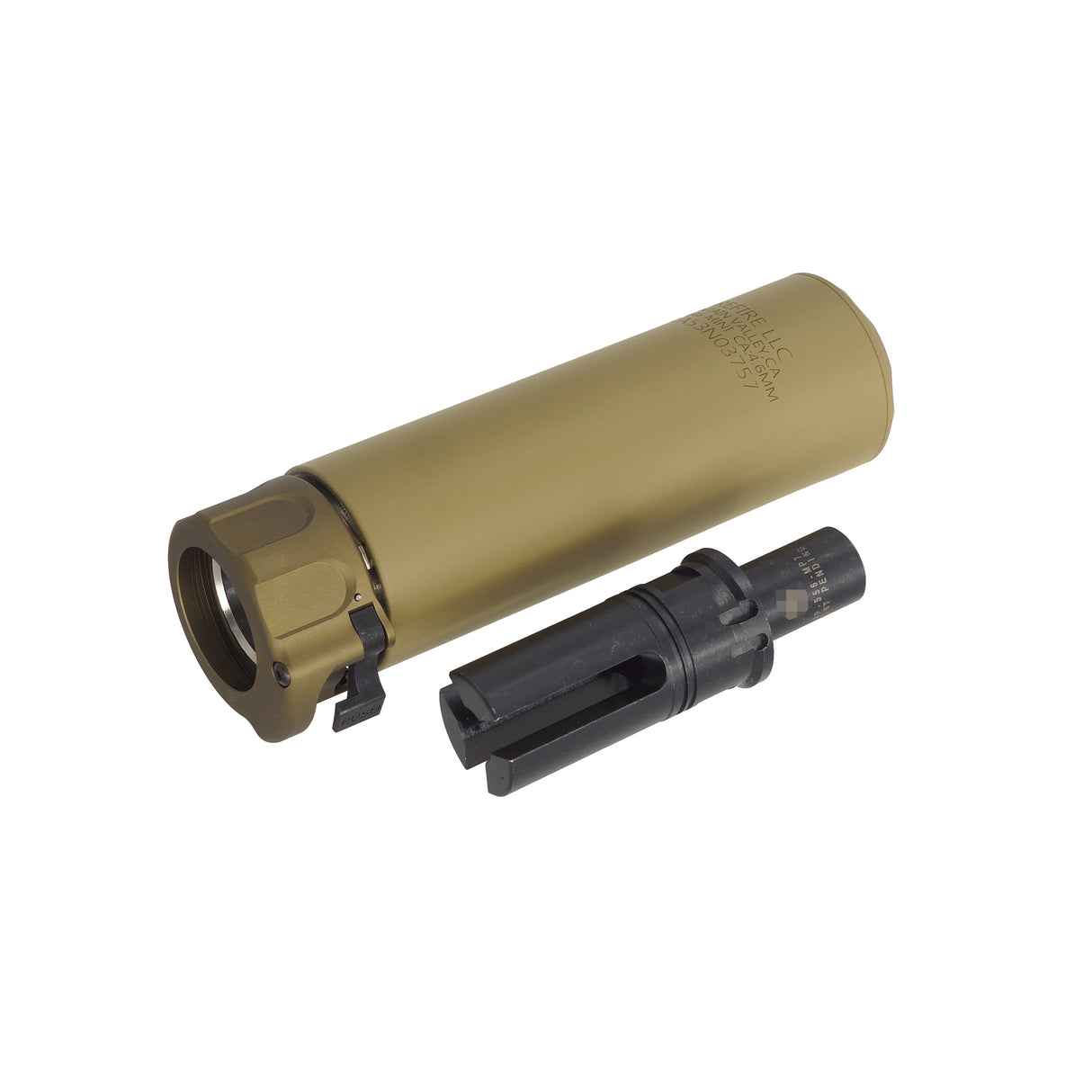 5KU SF SOCOM 46 Mini Suppressor for VFC / KWA MP7 Airsoft ( 5KU-270 )
