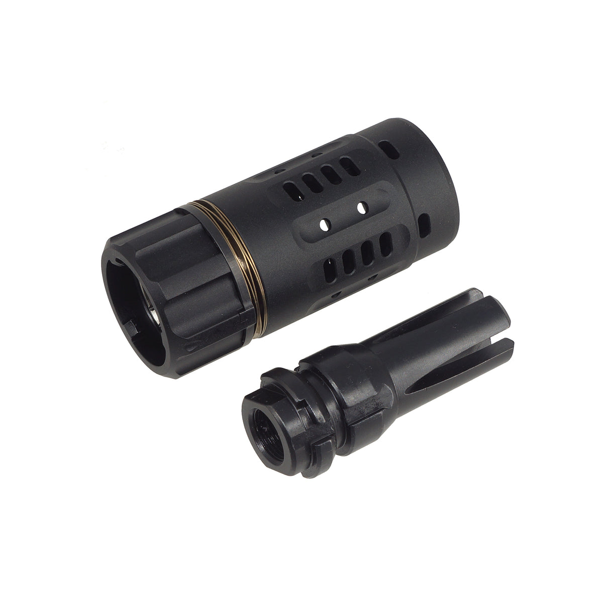 5KU Pyro Enhanced Airsoft Muzzle Brake for 14mm- ( 5KU-349 )