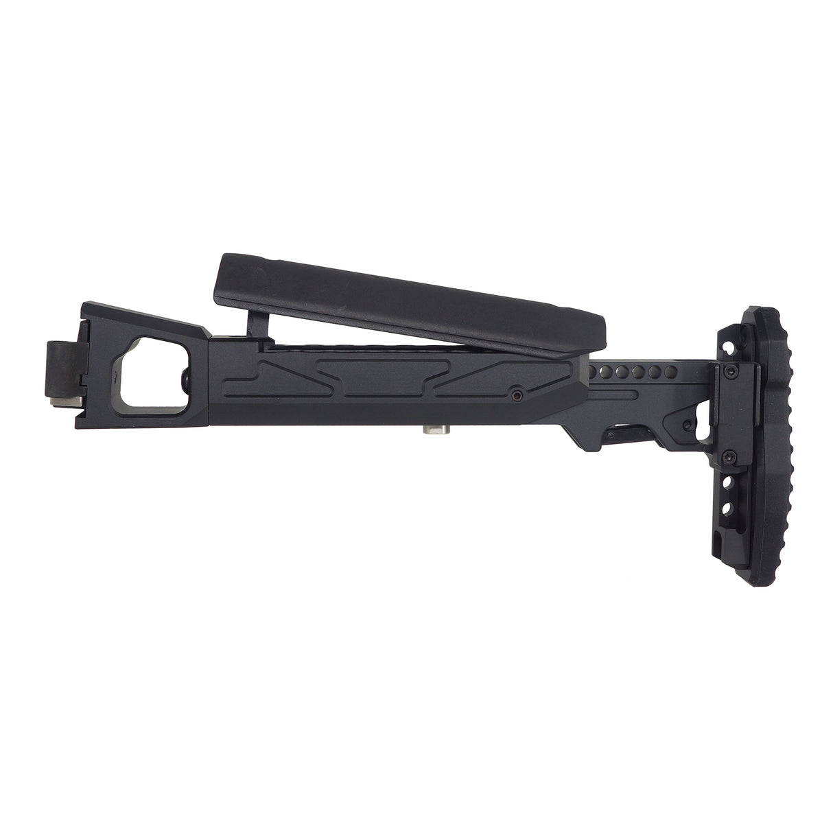5KU KPYK Folding Telescopic Buttstock w/ Cheek Riser for GHK AK74 GBB ( 5KU-396 )