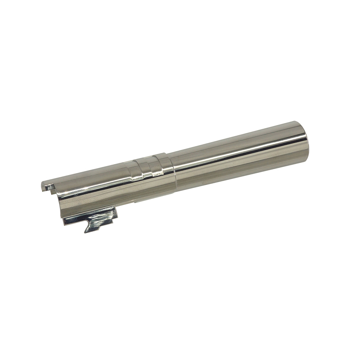 5KU 4.3 Inch Threaded Stainless Barrel for Marui Hi-capa 4.3 Airsoft ( GB-485 ) silver