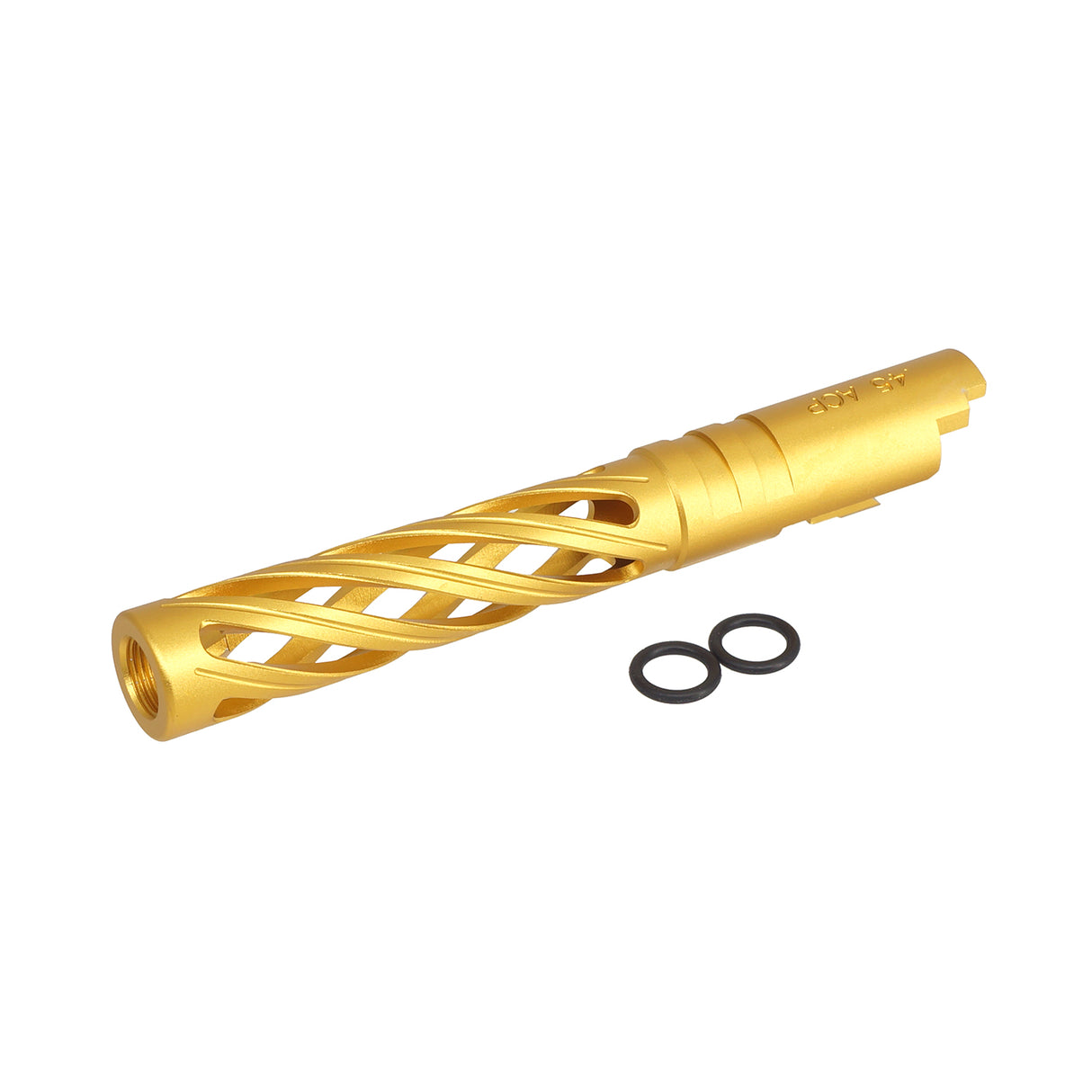 5KU 5.1 Inch Aluminum Hollow Outer Barrel for Marui Hi-Capa ( 5KU-GB-557 ) GOLD