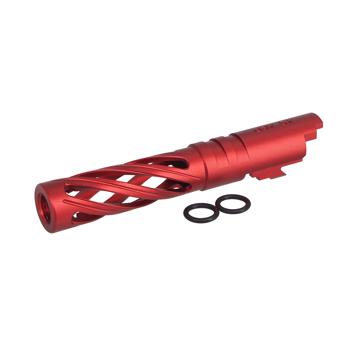 5KU 4.3 Inch Aluminum Hollow Outer Barrel for Marui Hi-Capa ( 5KU-GB-558 ) red