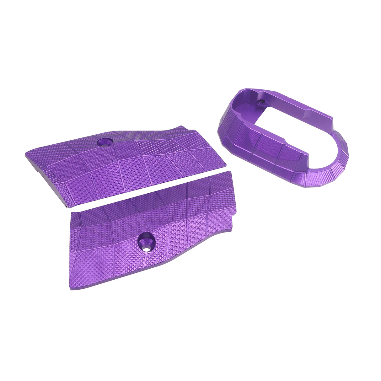 5KU Aluminum LOK Style Short Grip Panel and Magwell for KJW/ASG Shadow2 ( GBSD2039 )