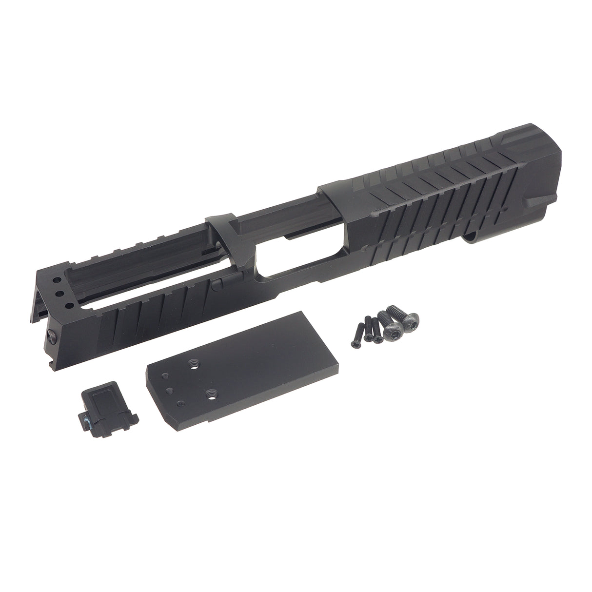 5KU Aluminum MAX 2.0 Slide w/ Romex3 Adapter for SIG Air M17 GBB Black