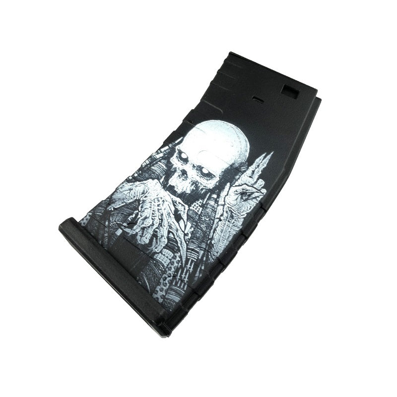 APS High Cap U-Mag Magazine for M4 AEG with Reaper Logo ( APS-AER123 )