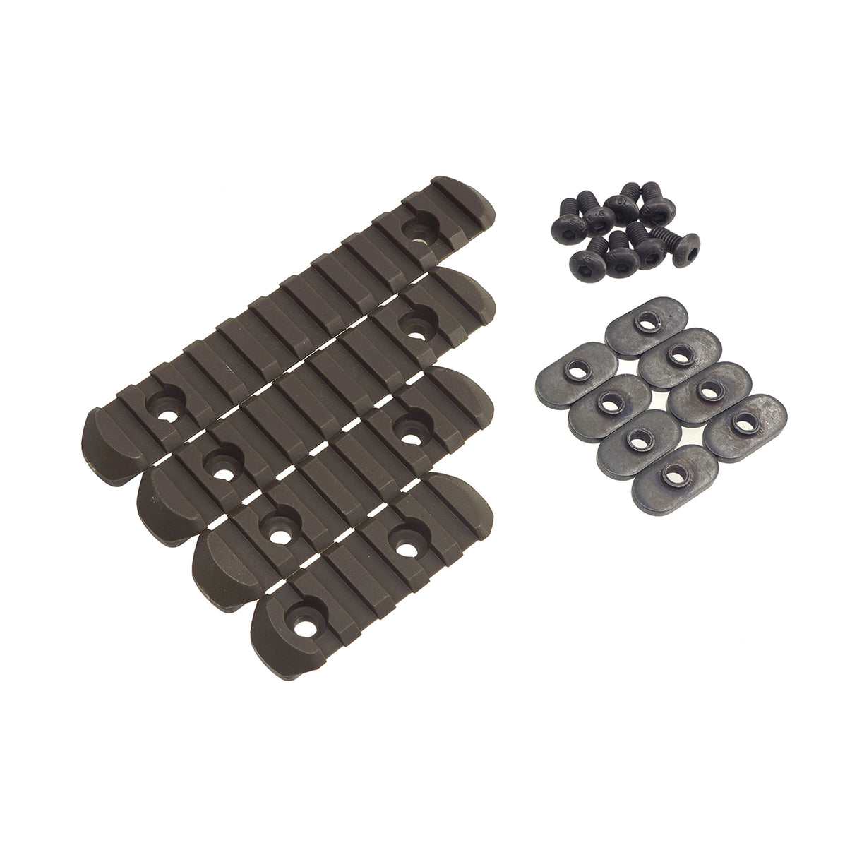 Army Force Polymer Rail Section for Magpul MOE Handguard ( AF-MT0030BK )