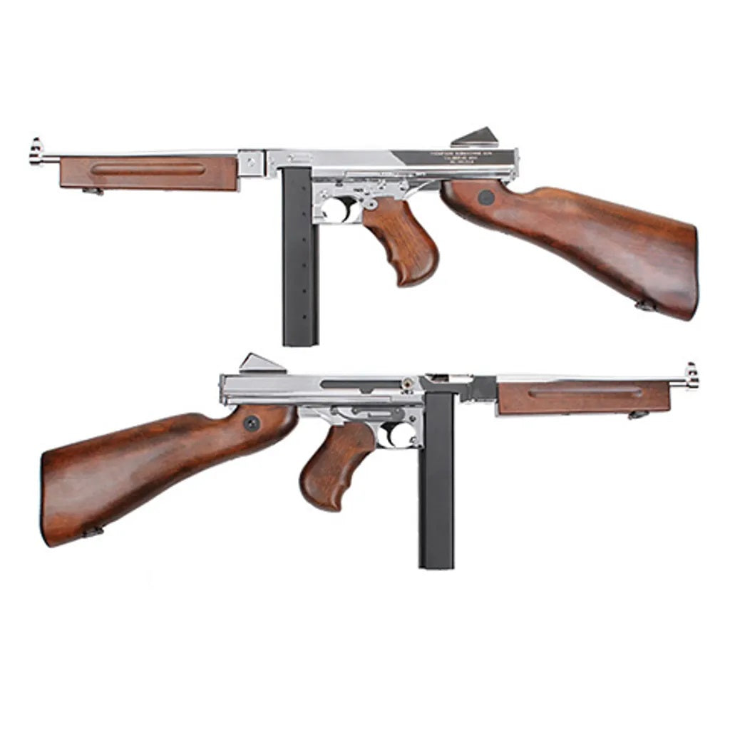 King Arms Thompson M1A1 Military AEG Airsoft - Real Wood ( AG-263 )