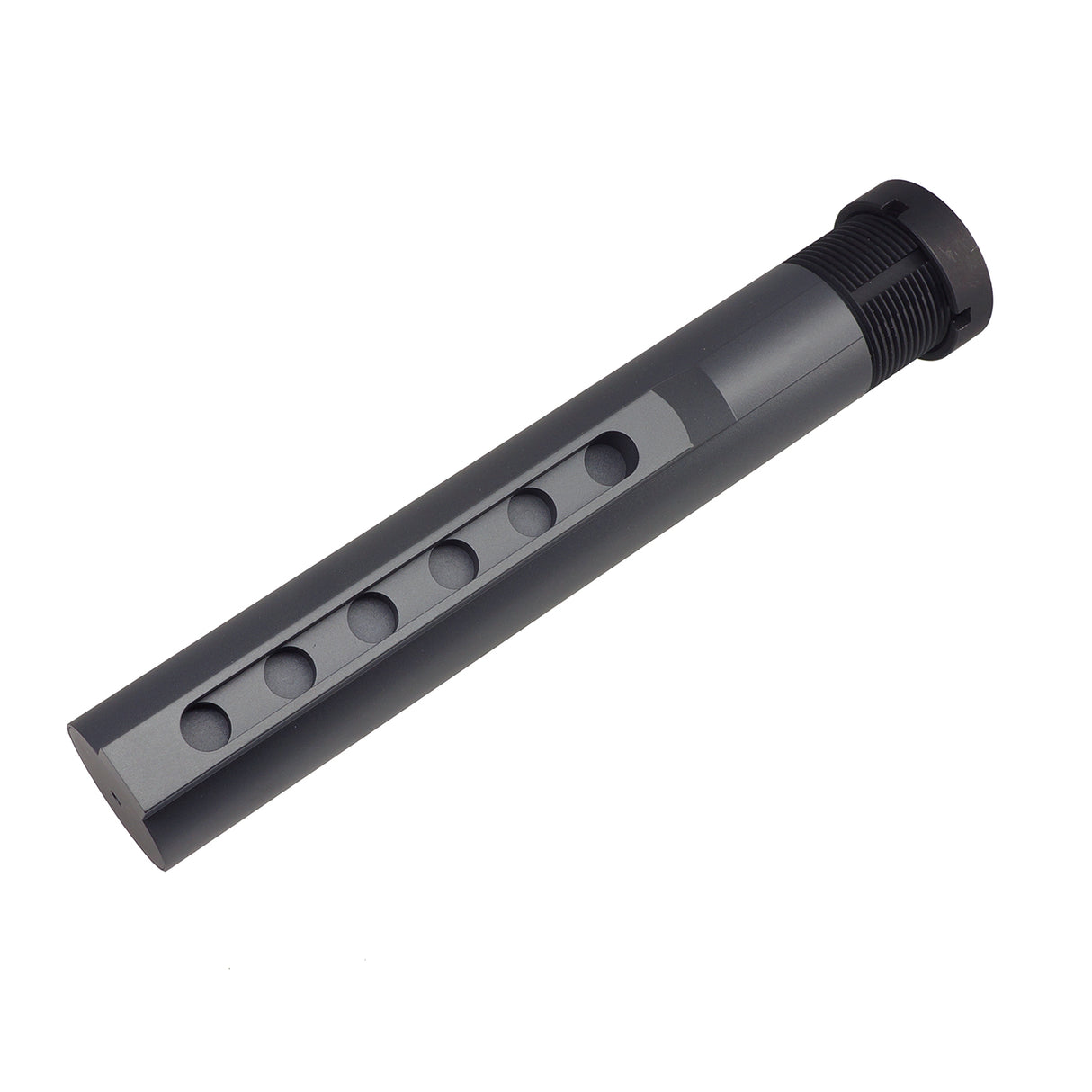 Angry Gun CNC Aluminum Mil-Spec 6 Position GBB Buffer Tube - Cerakote Grey