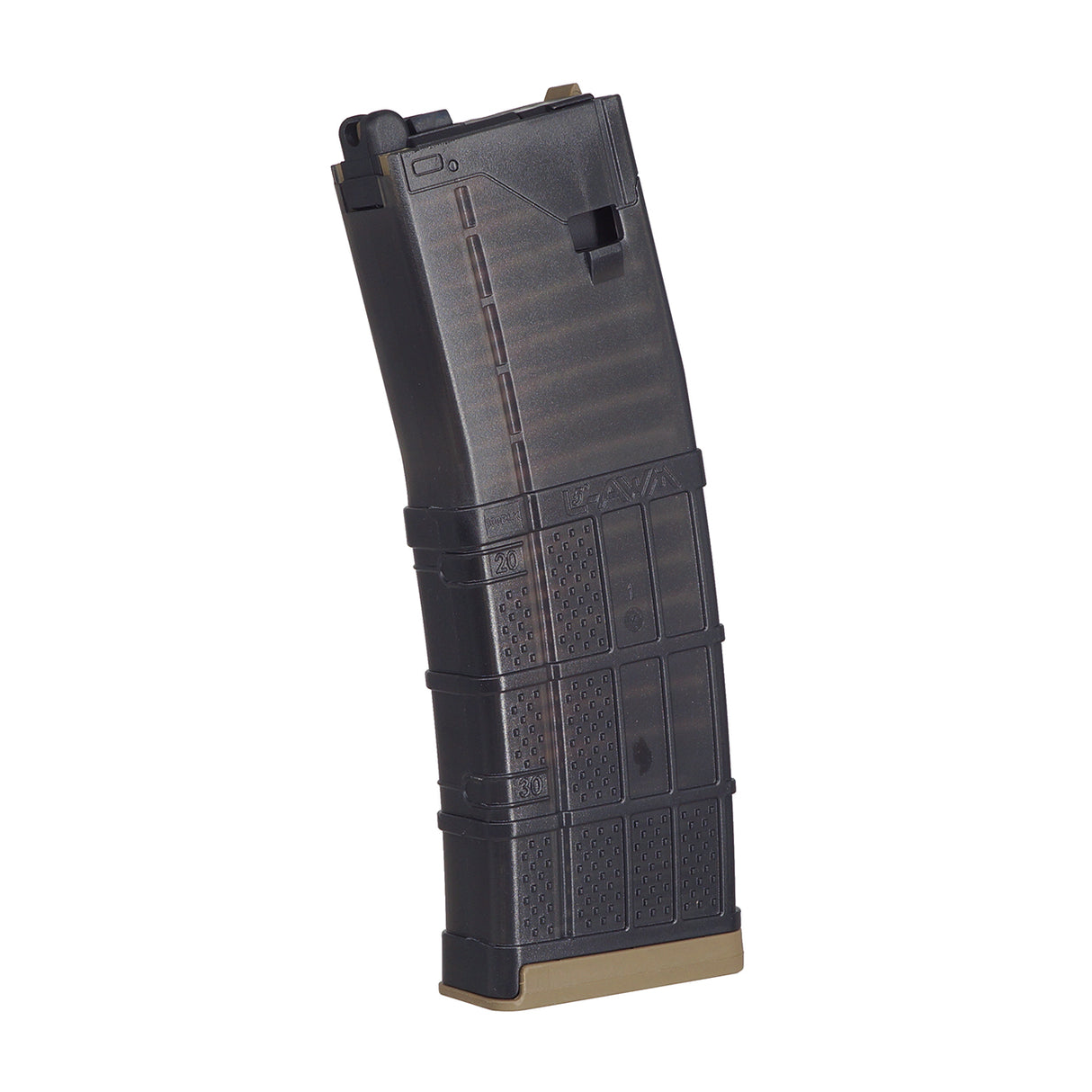 Angry Gun Lancer L5AWM V2 Translucent Gas Magazine for Marui MWS M4