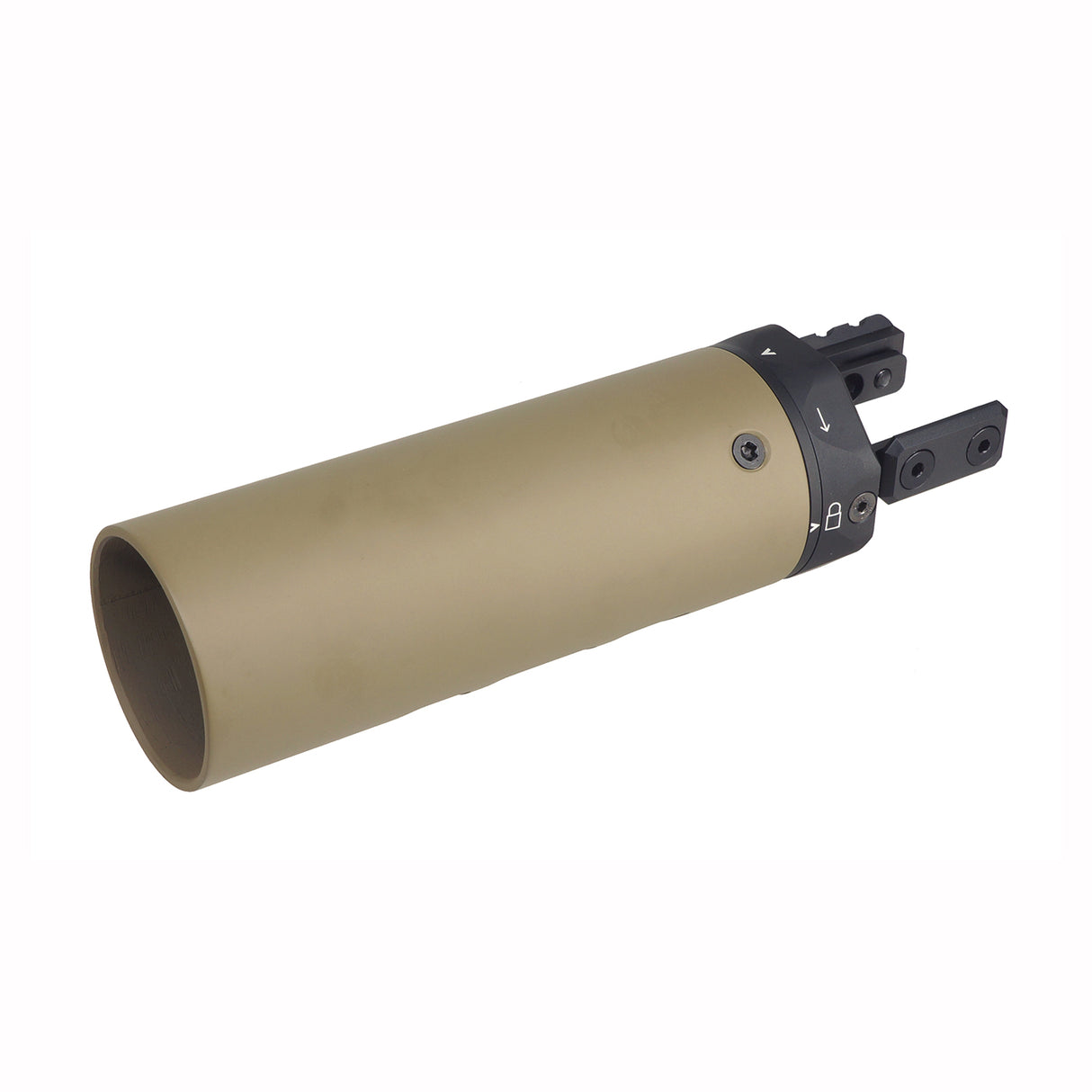 Angry Gun 6.5 Inch Carbon Fiber M-RAC Style Suppressor Shield Type-A