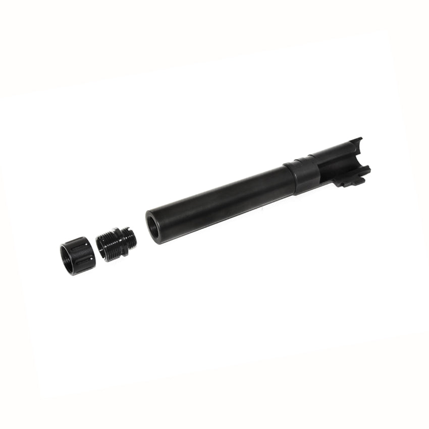 AIP Stainless Steel Threaded Outer Barrel for Marui Hi-capa 5.1 Airsoft ( AIP022-HC-02BK )