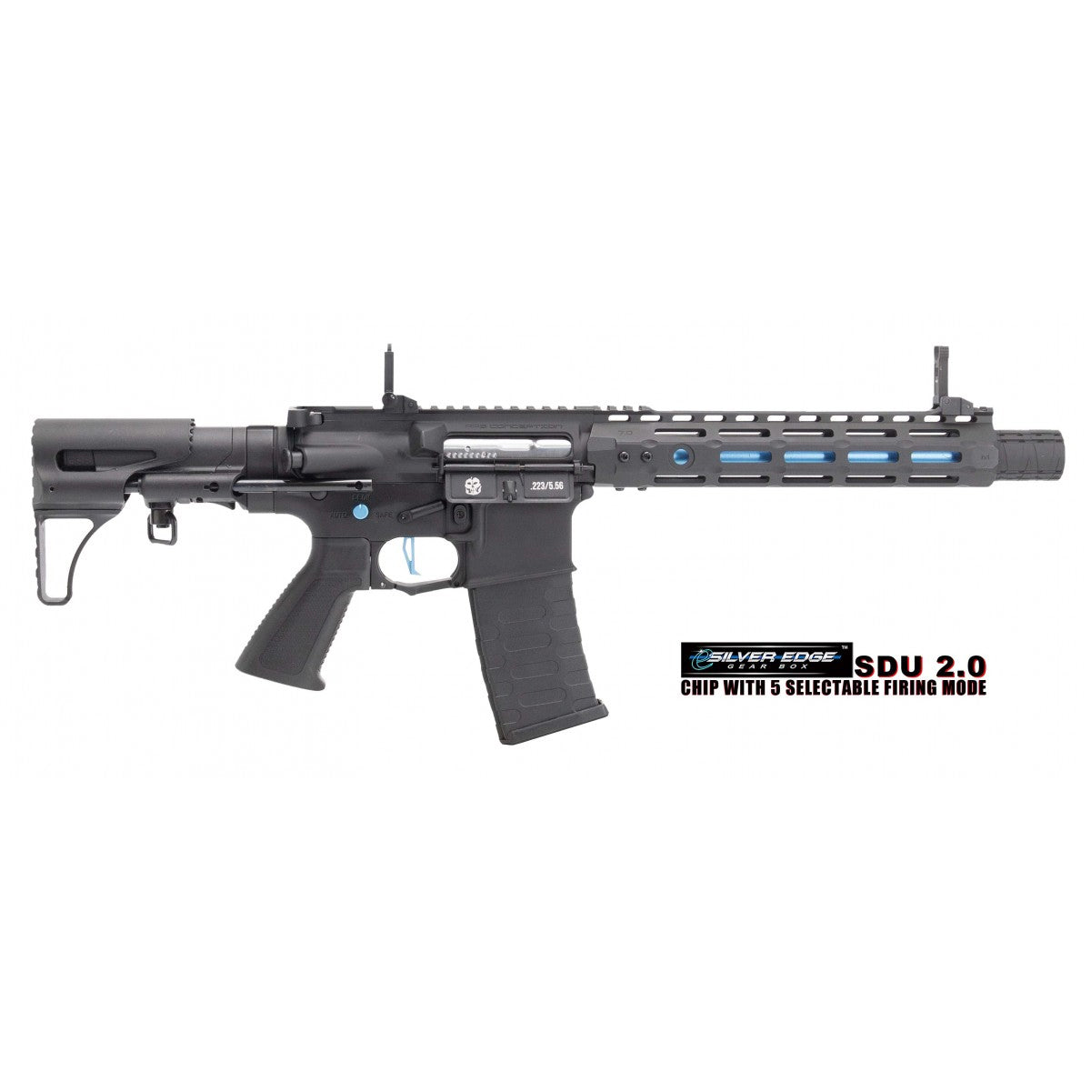 APS Ghost Patrol AEG Rifle with e-Silver Edge 2.0 ( APS-2E122 )