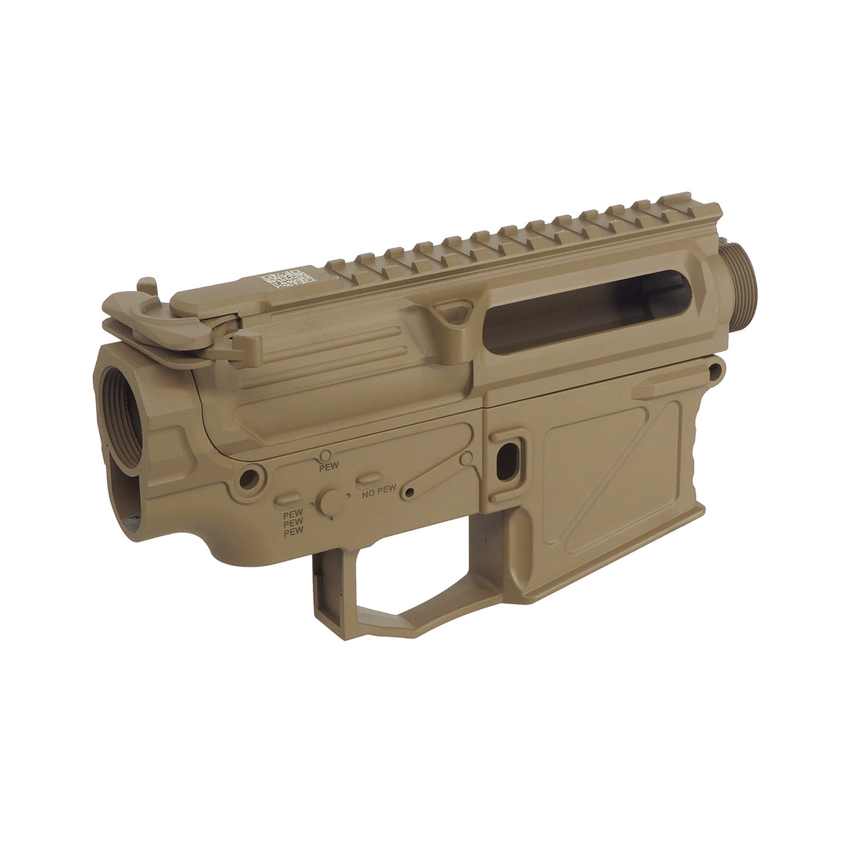 ASR Upper & Lower Receiver with PEW Inscription for APS Ambi V2 Gearbox