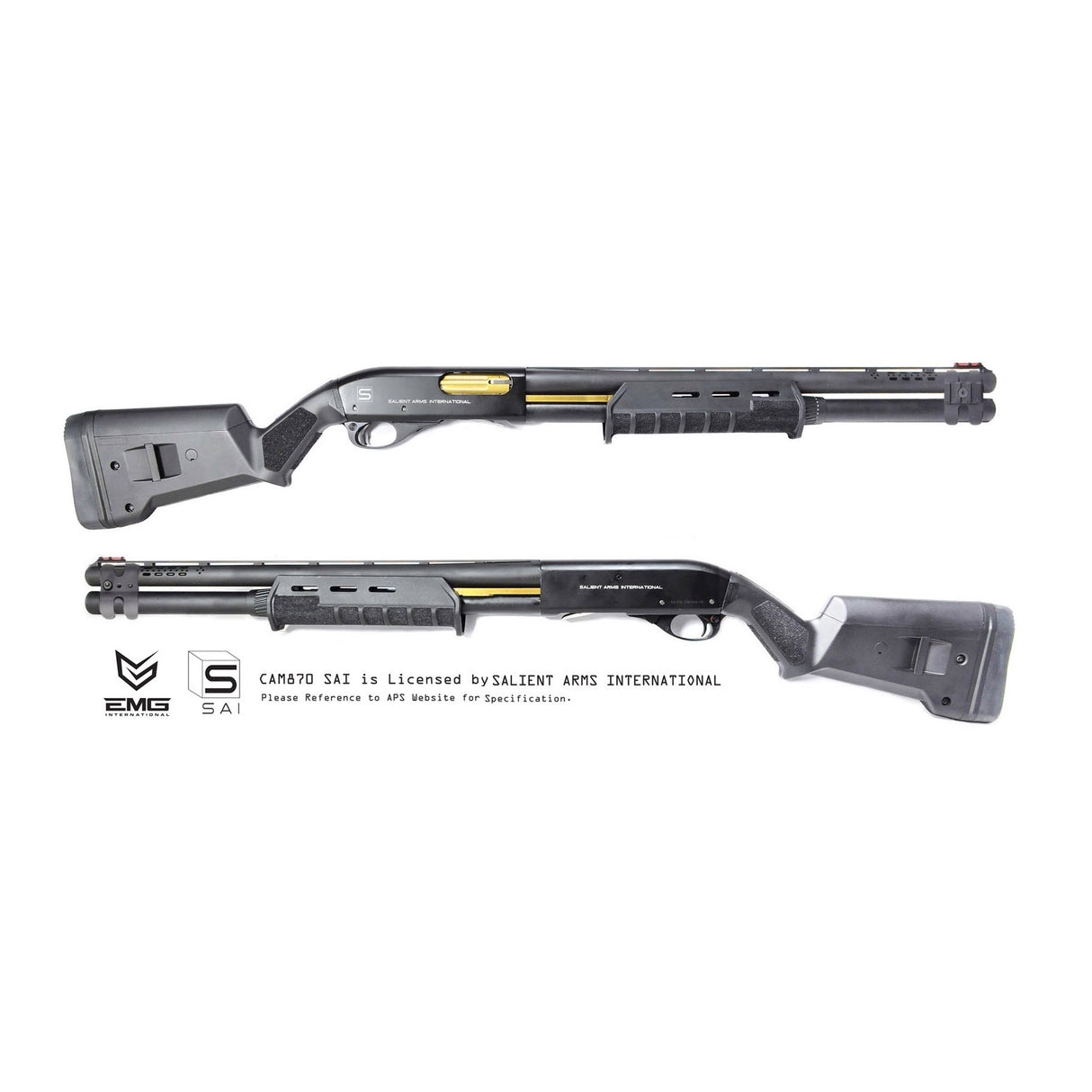 APS CAM MK3 Salient Arms Deluxe Match CAM870 Airsoft Shotgun ( CAM-MK3-SAI )