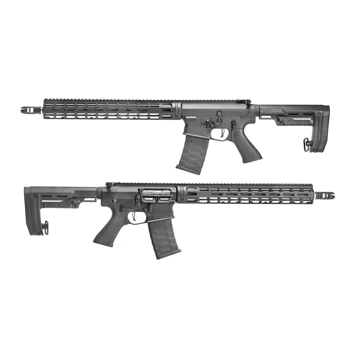 APS Falkor Defense Recce 223 Ambi Sport AEG Black with Edge II Gear Box ( FD-R-B-E2 )