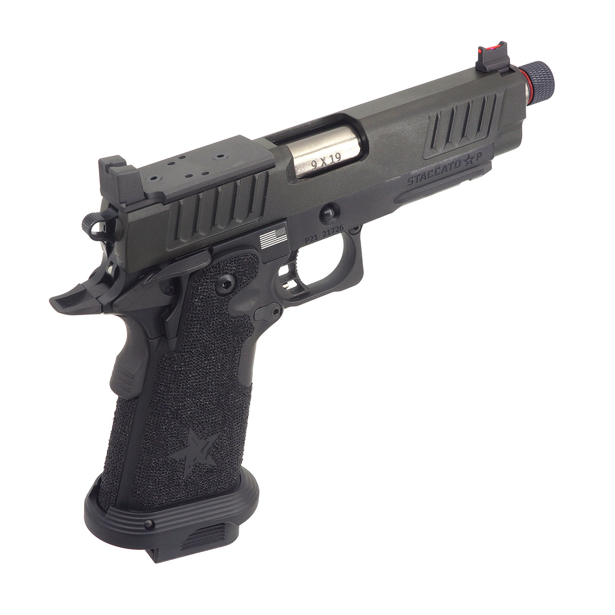Army Armament Staccato-P 2011 Stippling Grip GBB Airsoft ( ARMY-R611-3A )