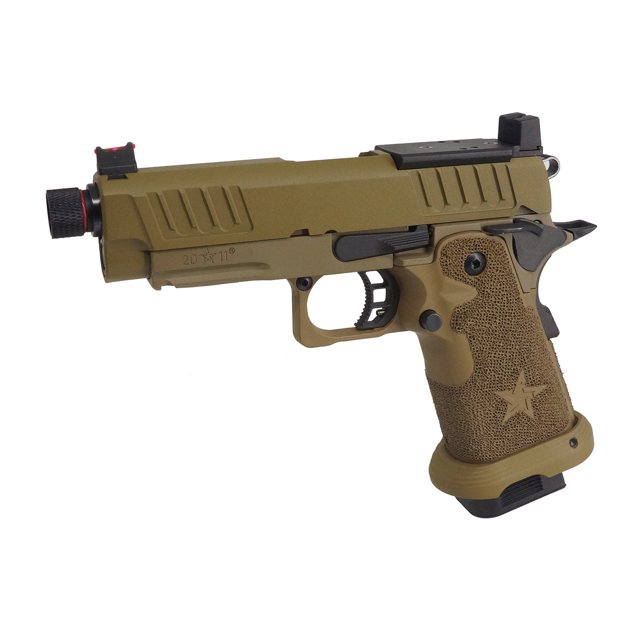 Army Armament Staccato C2 2011 Stippling Grip GBB Airsoft Pistol ( ARMY-R612-5A )