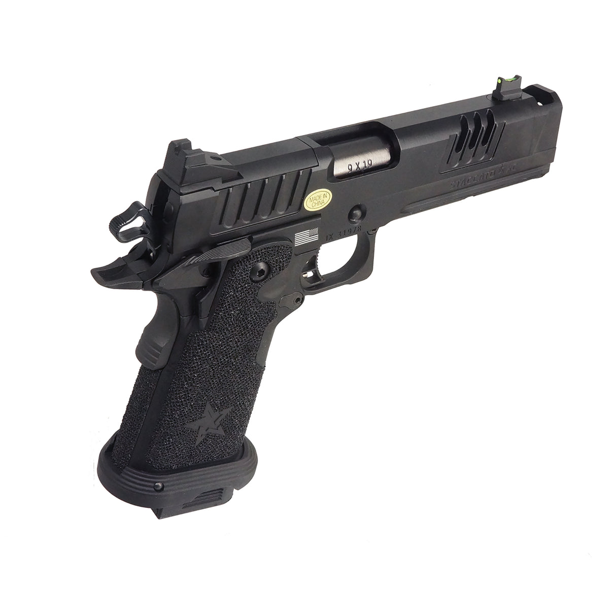 Army Armament Staccato XC 2011 GBB Stippling Grip Airsoft Pistol ( ARMY-R618-A )