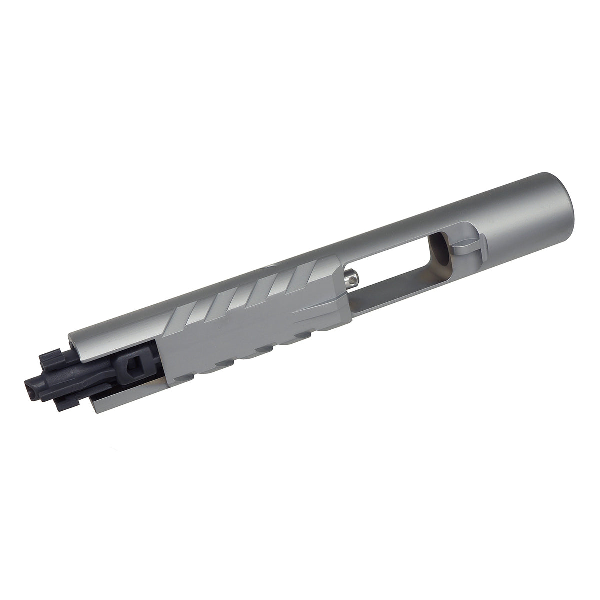 Angry Gun KAC Steel Chrome Sand Cutter Bolt Carrier w/MPA Nozzle for Marui MWS M4 GBB