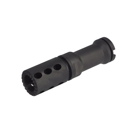 BBT Steel Flash Hider with Extend Outer Barrel for VFC M249 GBB Airsoft ( BBT-M249-002 )