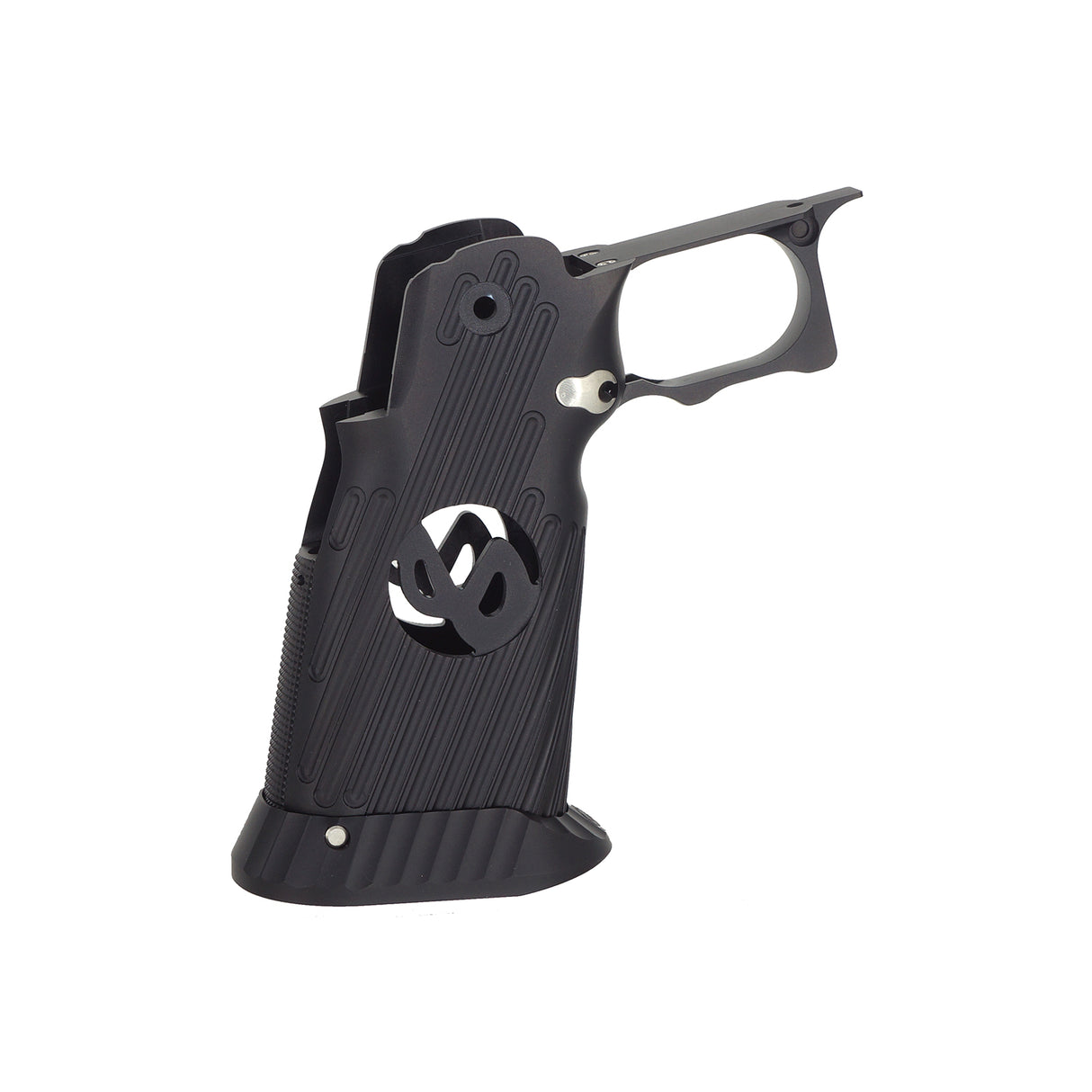 Bomber CNC Aluminum Mobius Grip for Marui Hi-Capa GBB ( BM-GRIP-INF-C ) BK