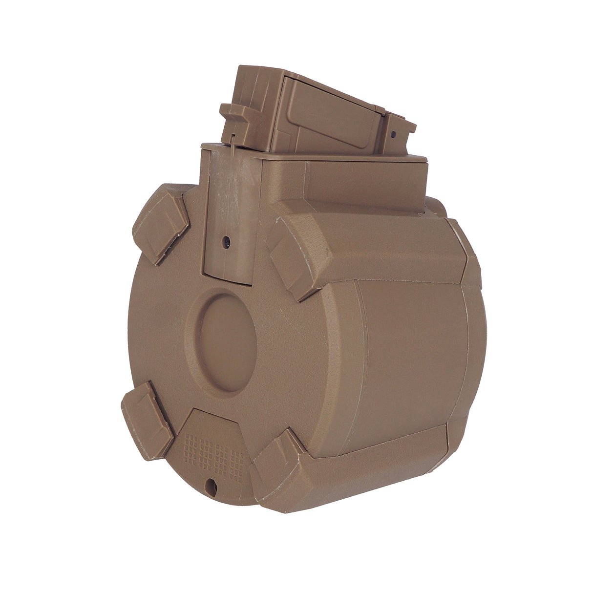 Battleaxe 1400 Rounds Electric Drum Magazine for AK AEG ( BX-B90-3CDE )