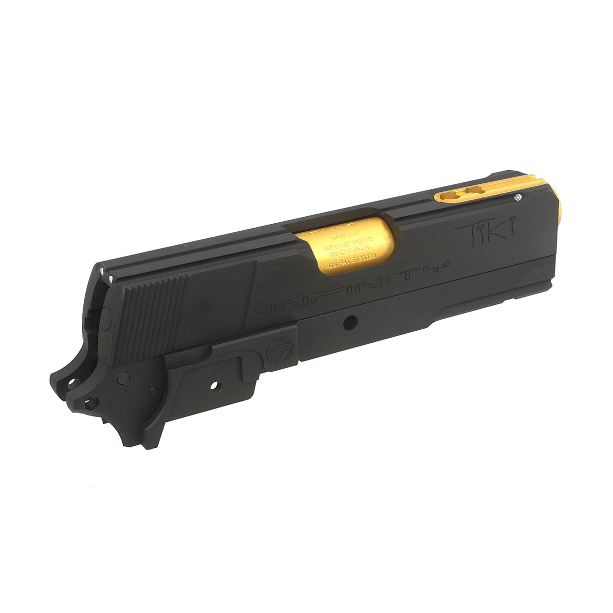 Bomber CNC Aluminum 3.9Inch SV Tiki Kit for Marui Hi-Capa - Shiny Black