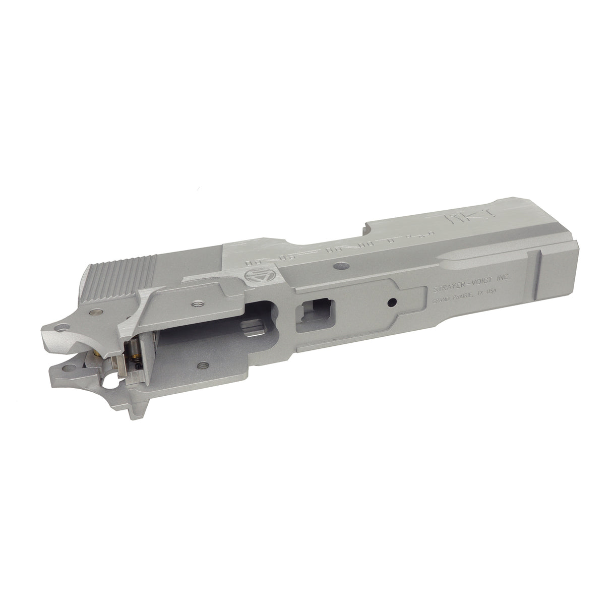 Bomber CNC Aluminum 3.9Inch SV Tiki Kit for Marui Hi-Capa - Shiny Silver