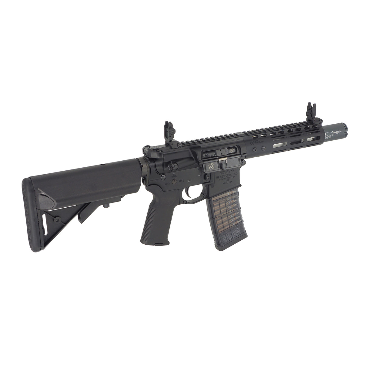 CYMA CGS Noveske N4 7.0 Inch PDW GBB Airsoft ( NOV-1202-BK ) black
