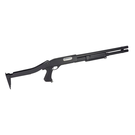 CYMA Folding Stock M870 Metal Ver. Long Spring Shotgun ( CYMA-CM352LM ) black