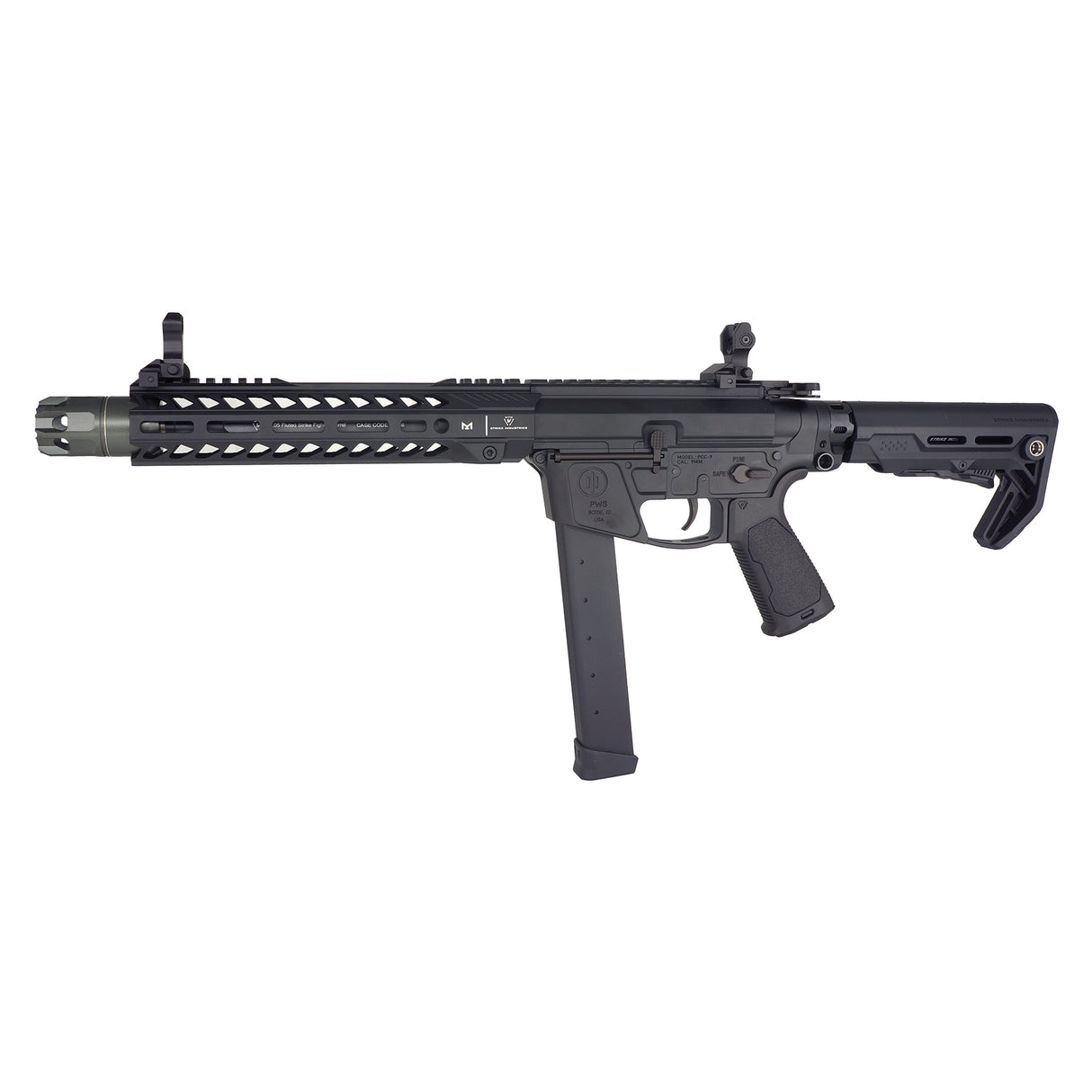 CYMA PWS 10 Inch 9mm Pistol Caliber Carbine w/SI MOD1 Stock AEG ( PW.002-10 )