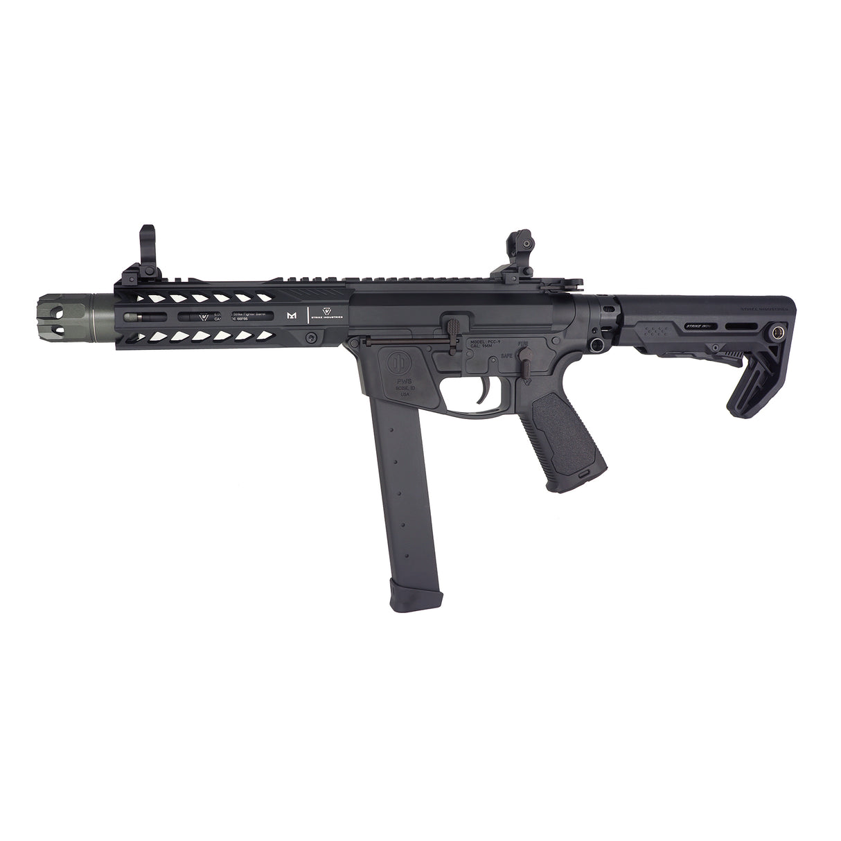 CYMA PWS 7 Inch 9mm Pistol Caliber Carbine w/SI MOD1 Stock AEG ( PW.002-7 )