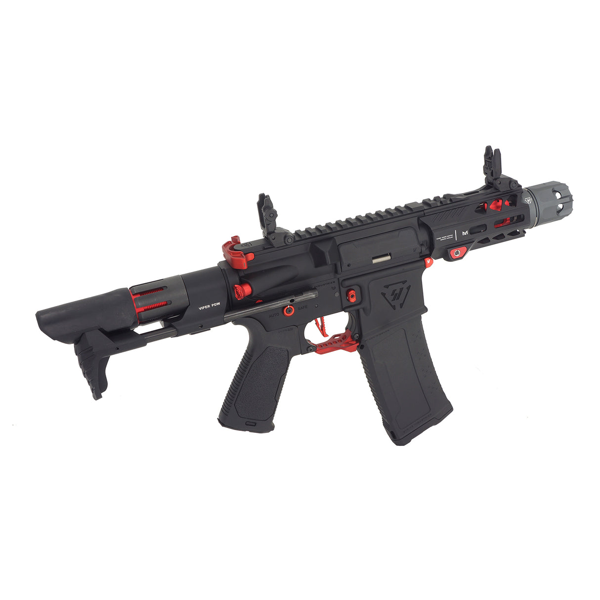 CYMA Platinum Strike Industries 4 Inch Competition AEG ( CYMA-SI.001-4 ) RED