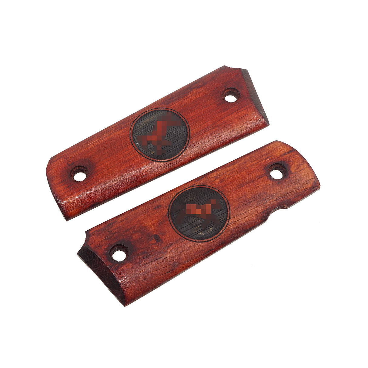 Double Bell Stallion Style Wood Grip Panel for M1911 Airsoft ( DB-PM23DM )