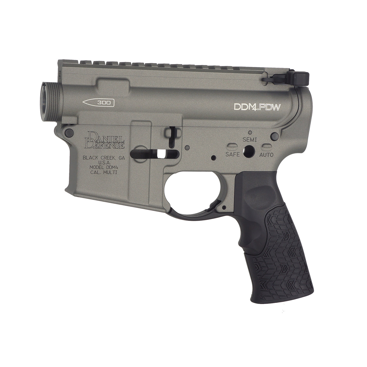 CYMA CGS Daniel Defense DDM4 PDW Receiver Kit for M4 GBB Airsoft ( DD-RS-0001 ) Grey