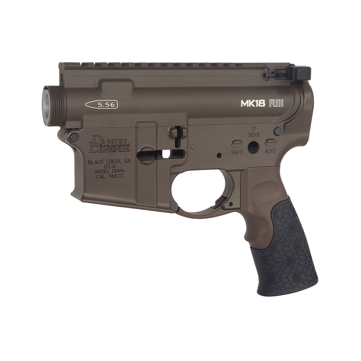 CYMA CGS Daniel Defense MK18 RIII Receiver Kit for M4 GBB Airsoft ( DD-RS-0002-BR )