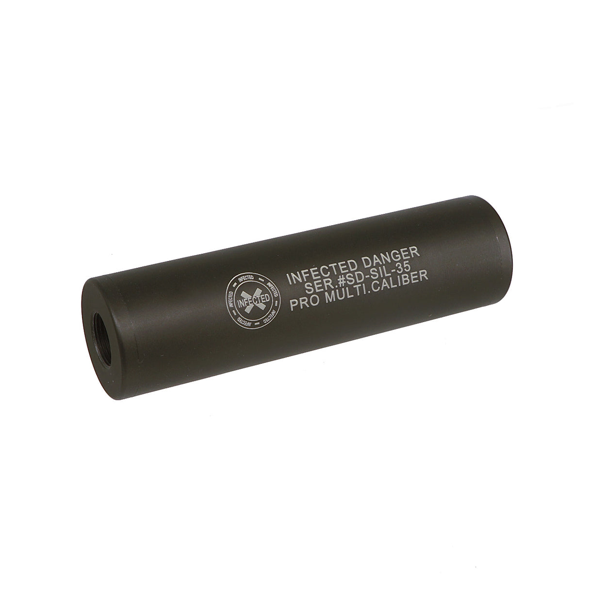 Double Bell 110mm Mock Pistol Suppressor for 14mm- ( DB-S-1 )