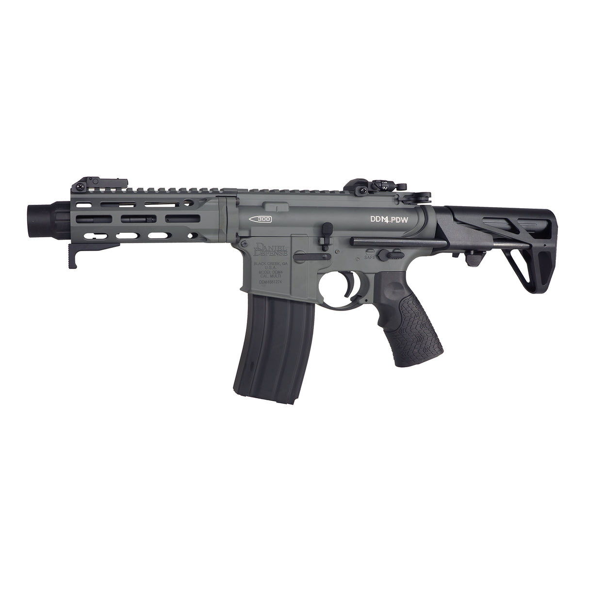 E&C Daniel Defense DDM4 PDW E-Bolt System AEG Airsoft VER.2 ( EC-645-1-EBS )