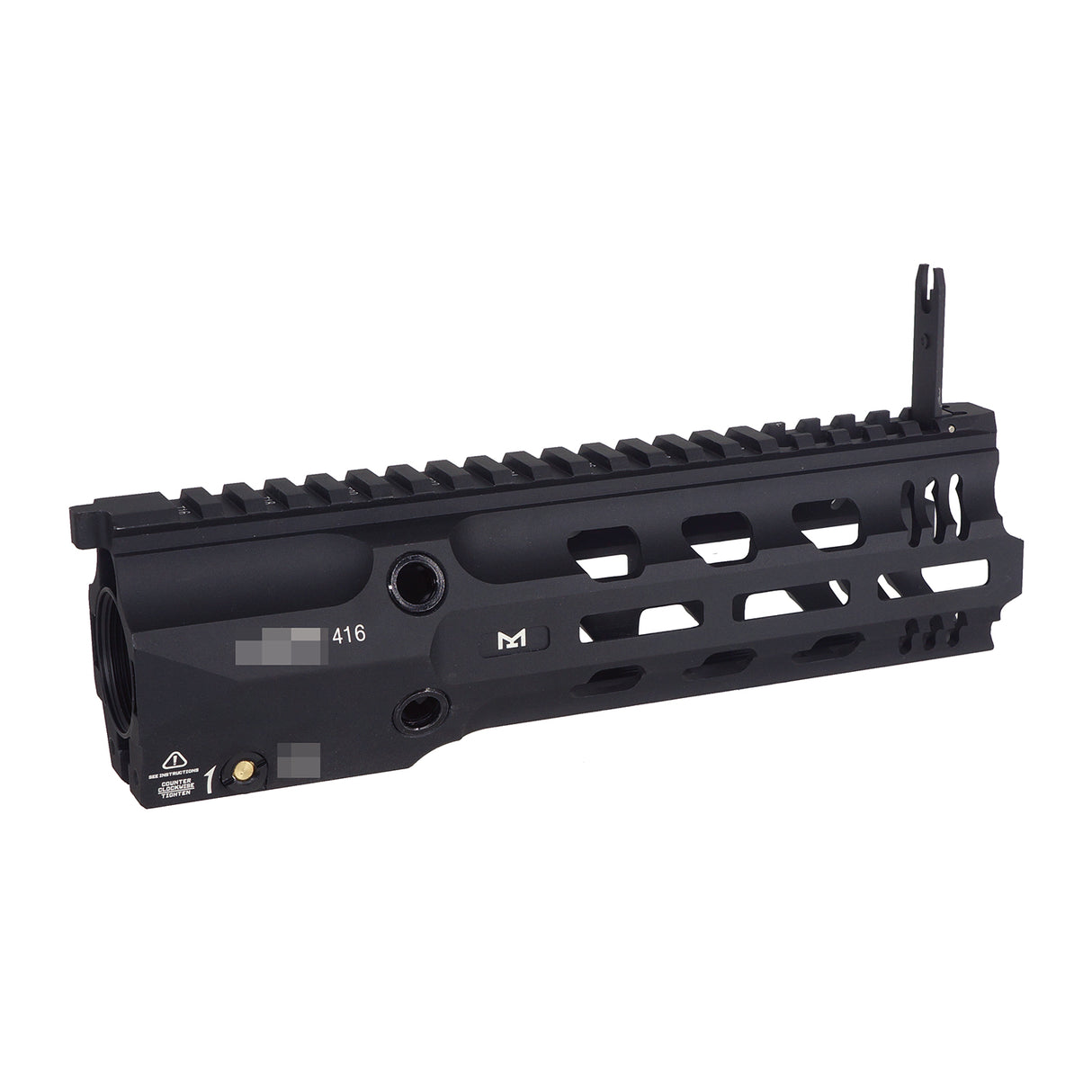 E&C GRIDLOK Rail 9" Full Duty M-Lok Handguard for 416 ( EC-MP1013-1A )