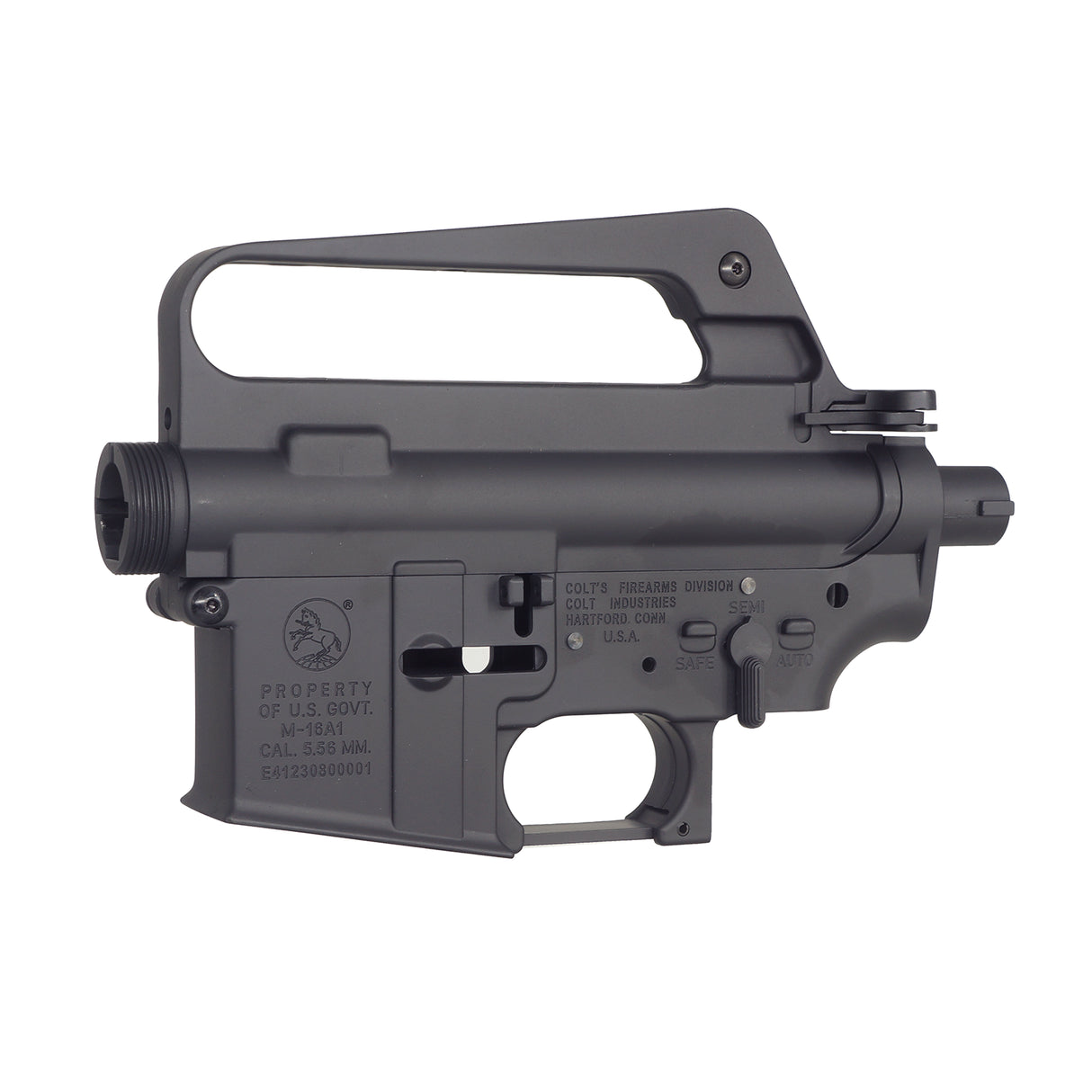 E&C COLT M16A1 Metal Receiver for AR / M4 AEG ( MP313C-BK-LI )