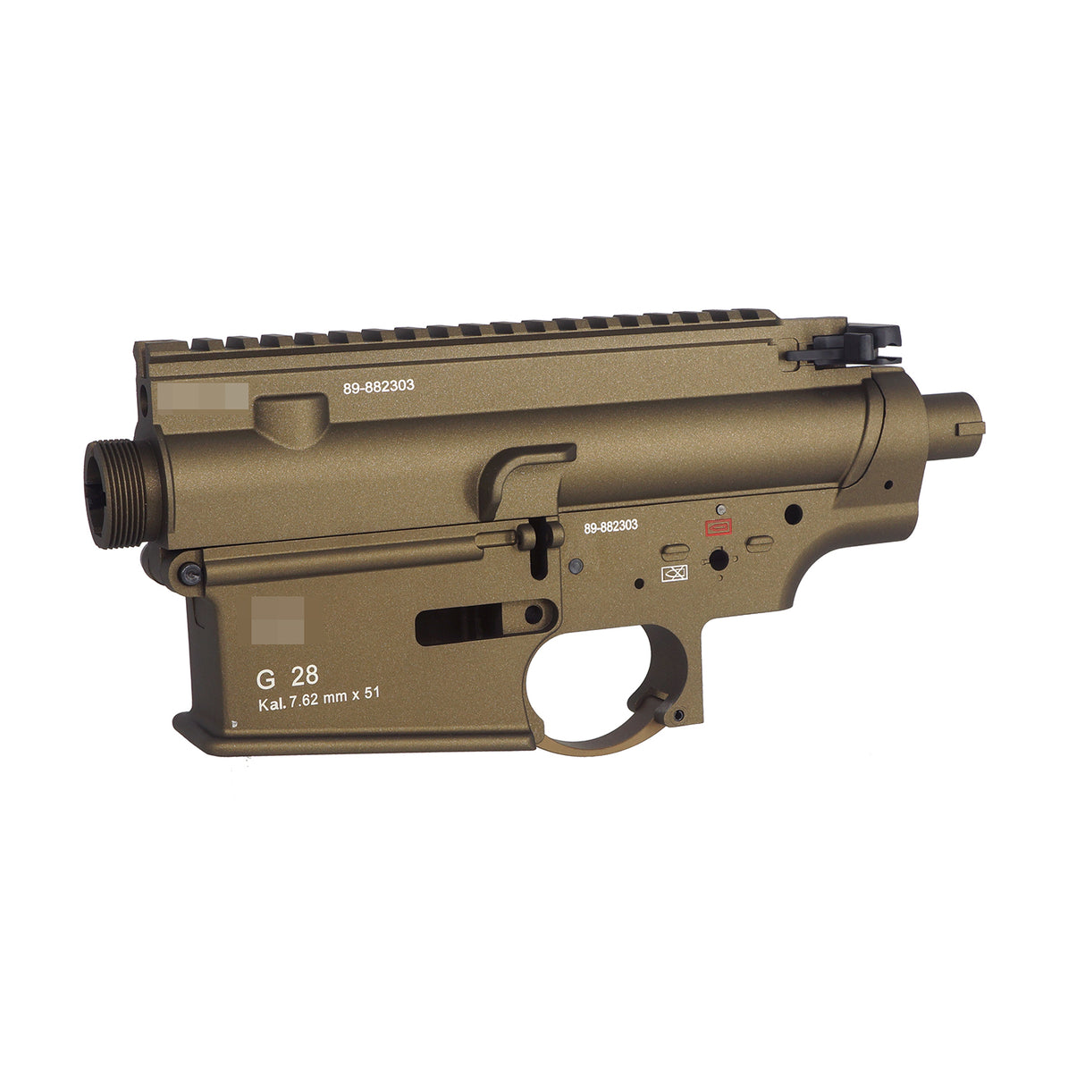 E&C G28 Style Metal Receiver for G28 / HK417 AEG ( EC-MP319B )